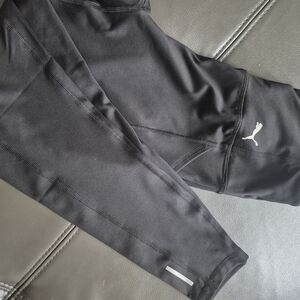Puma Kids Charcoal Black Leggings